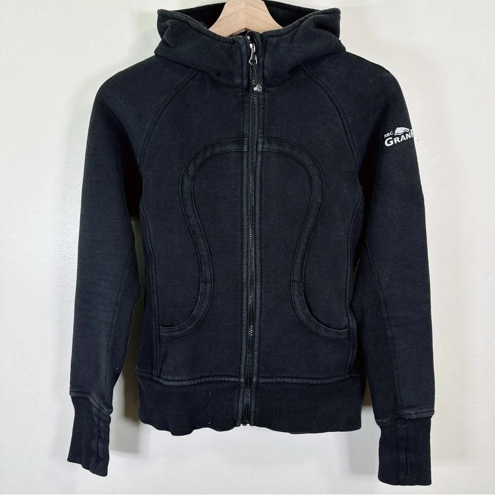 Lululemon Black Scuba Hoodie Jacket